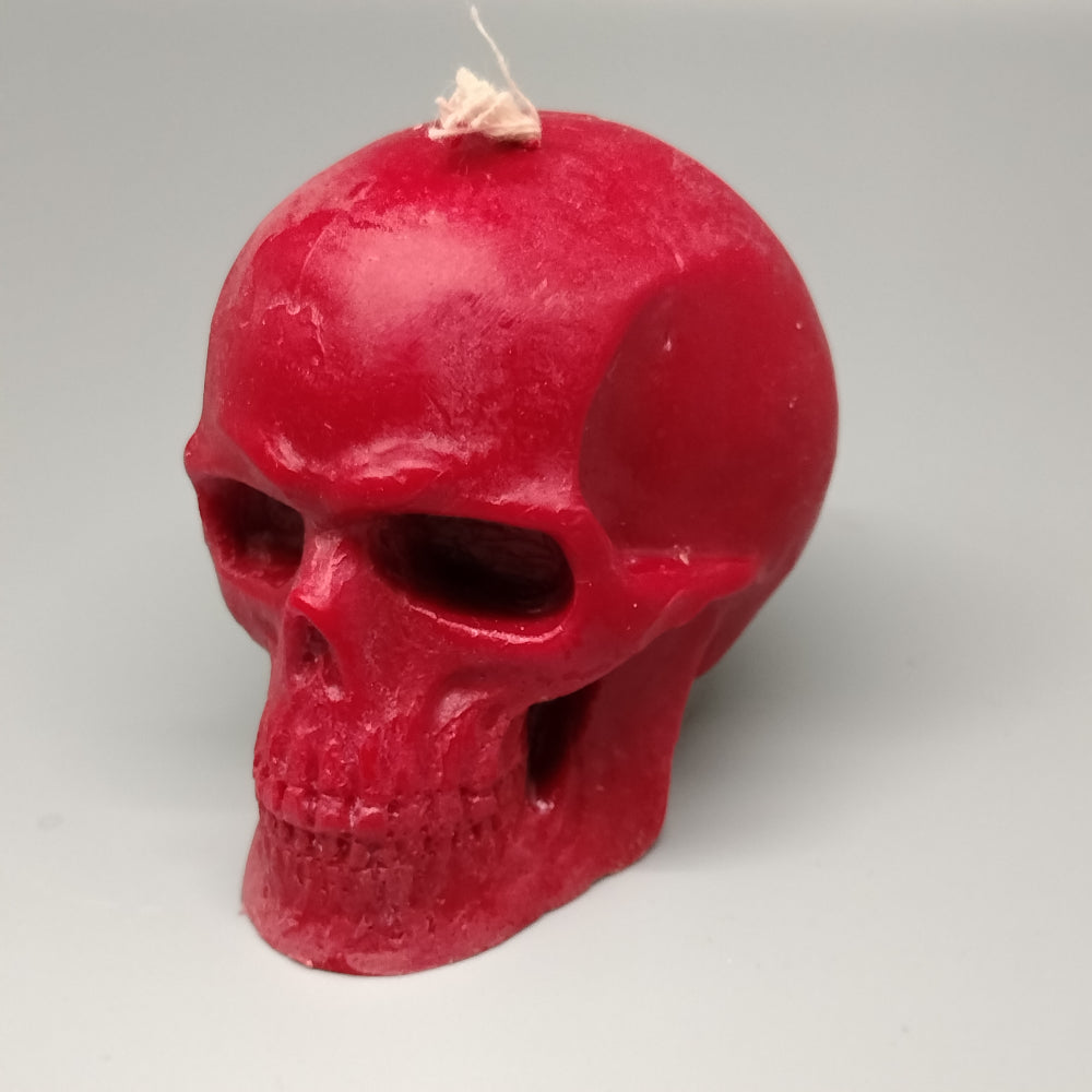 Skull Beeswax Candle Witchcraft Pandora Witch Shop Red  