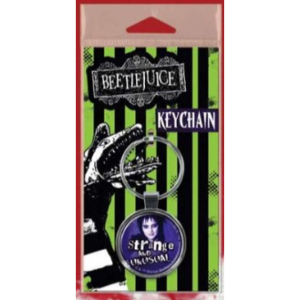Horror Keychain Beetlejuice Strange &amp; Unusual