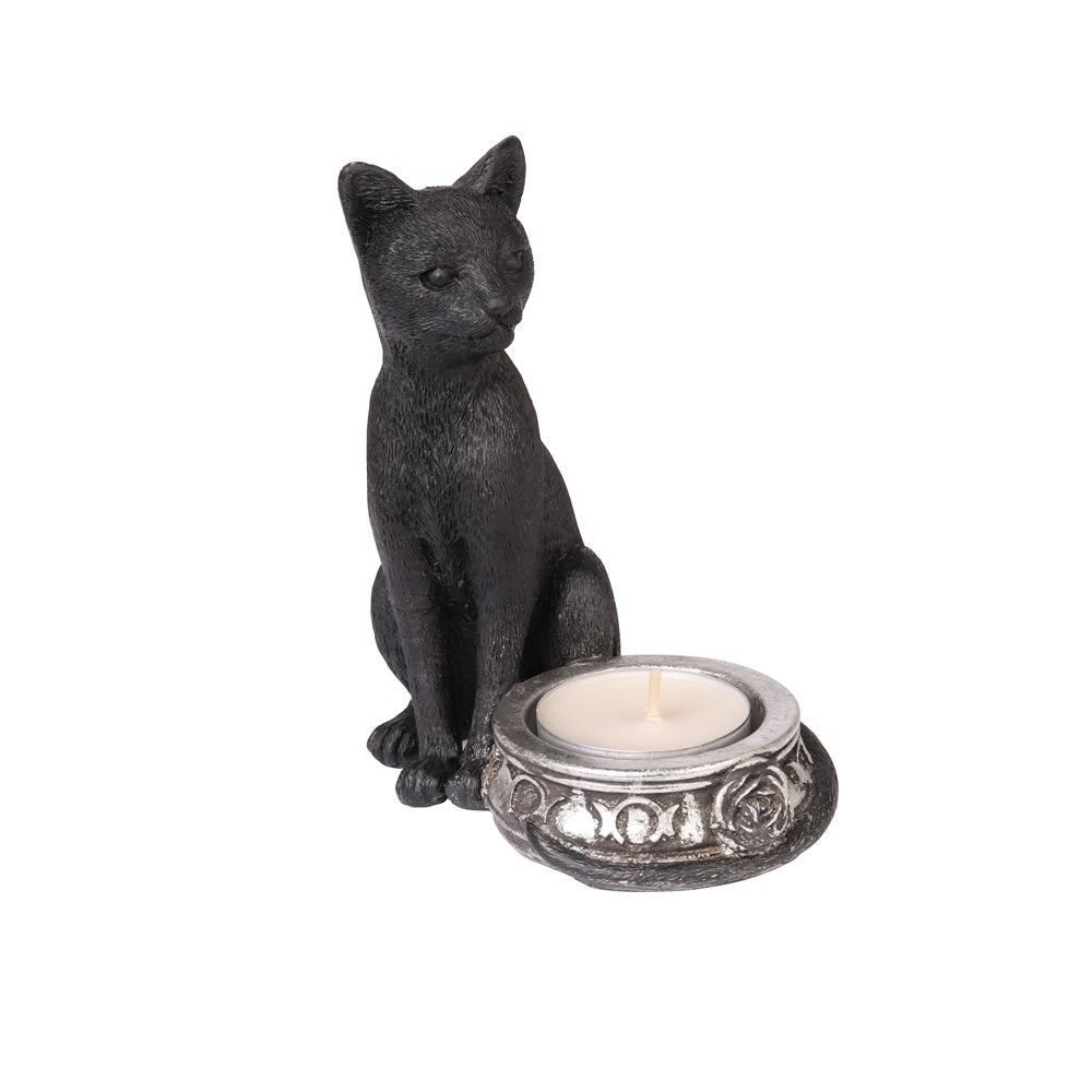 Black Cat Candle Holder Home Decor Alchemy England   