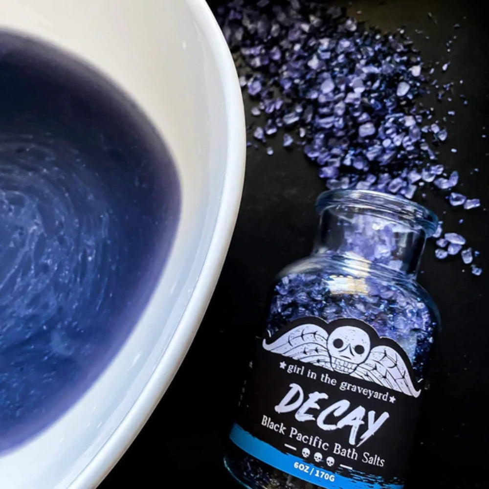 Decay Black Pacific Bath Salts Self Care Girl in the Graveyard   