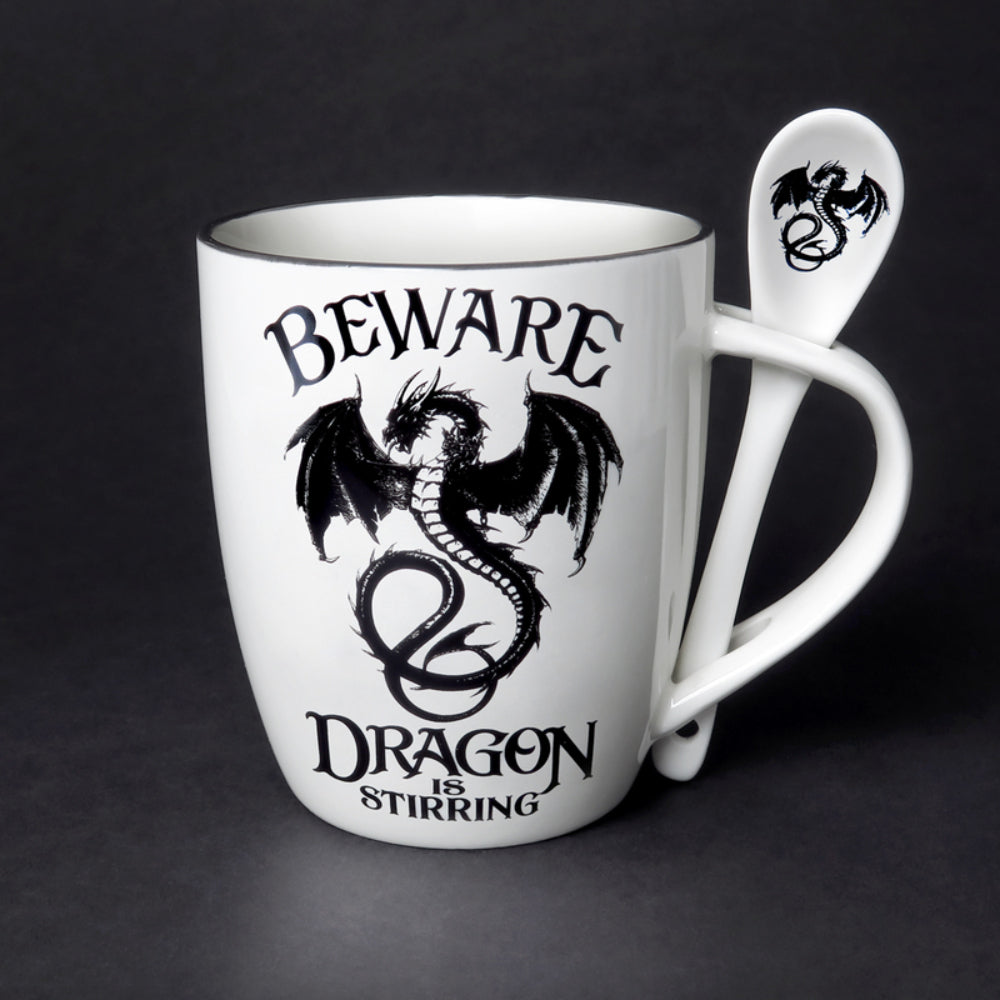 Dragon is Stirring Cup and Spoon Home Decor Alchemy England   