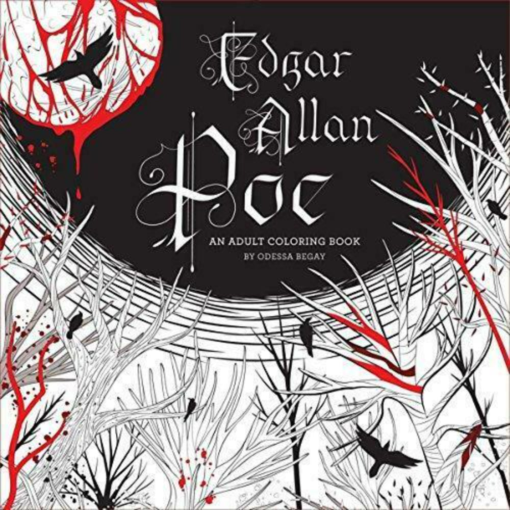 Edgar Allan Poe Coloring Book Books Ingram   