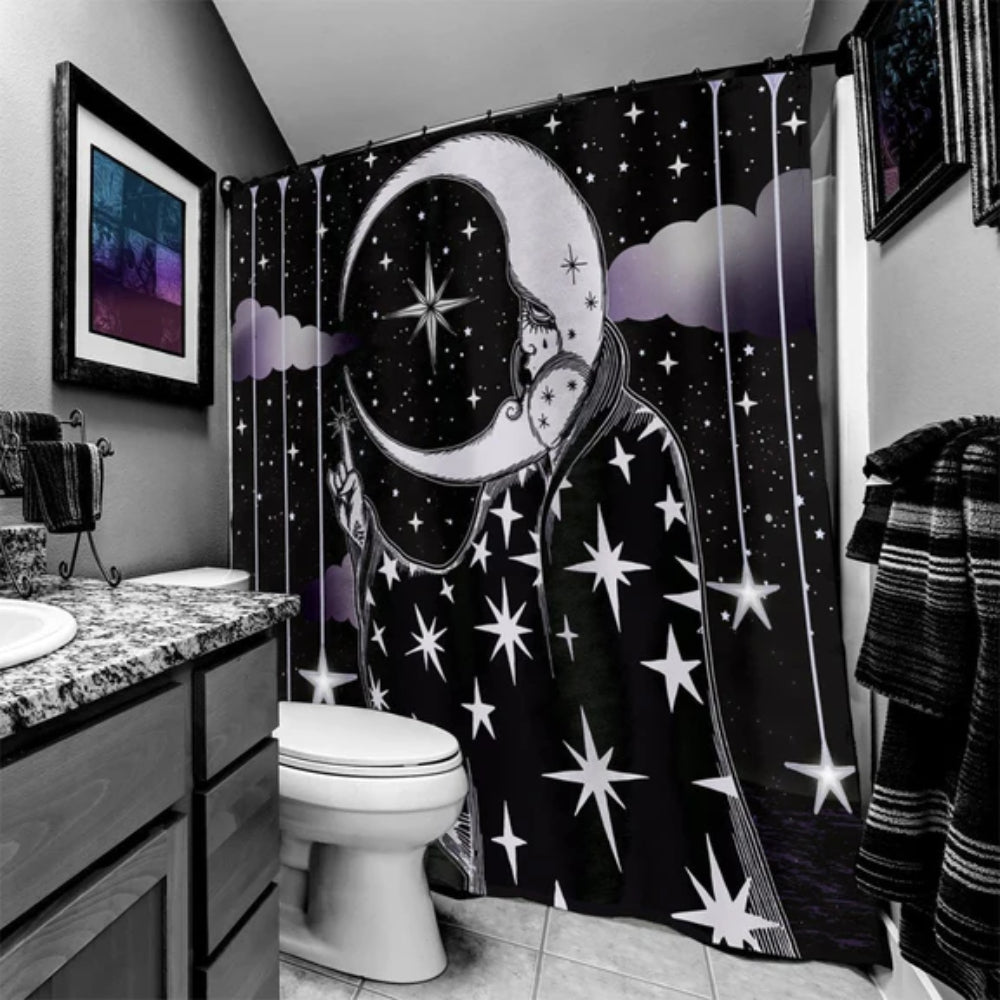 Too Fast Shower Curtain Home Decor Too Fast Moon Empress  