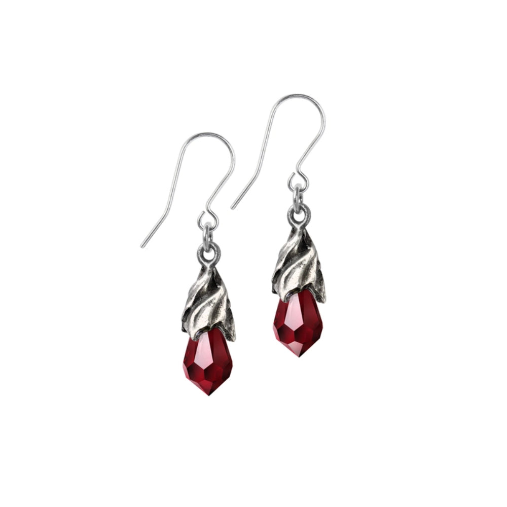 Empyrean Tear Earrings (Red) Jewelry Alchemy England   