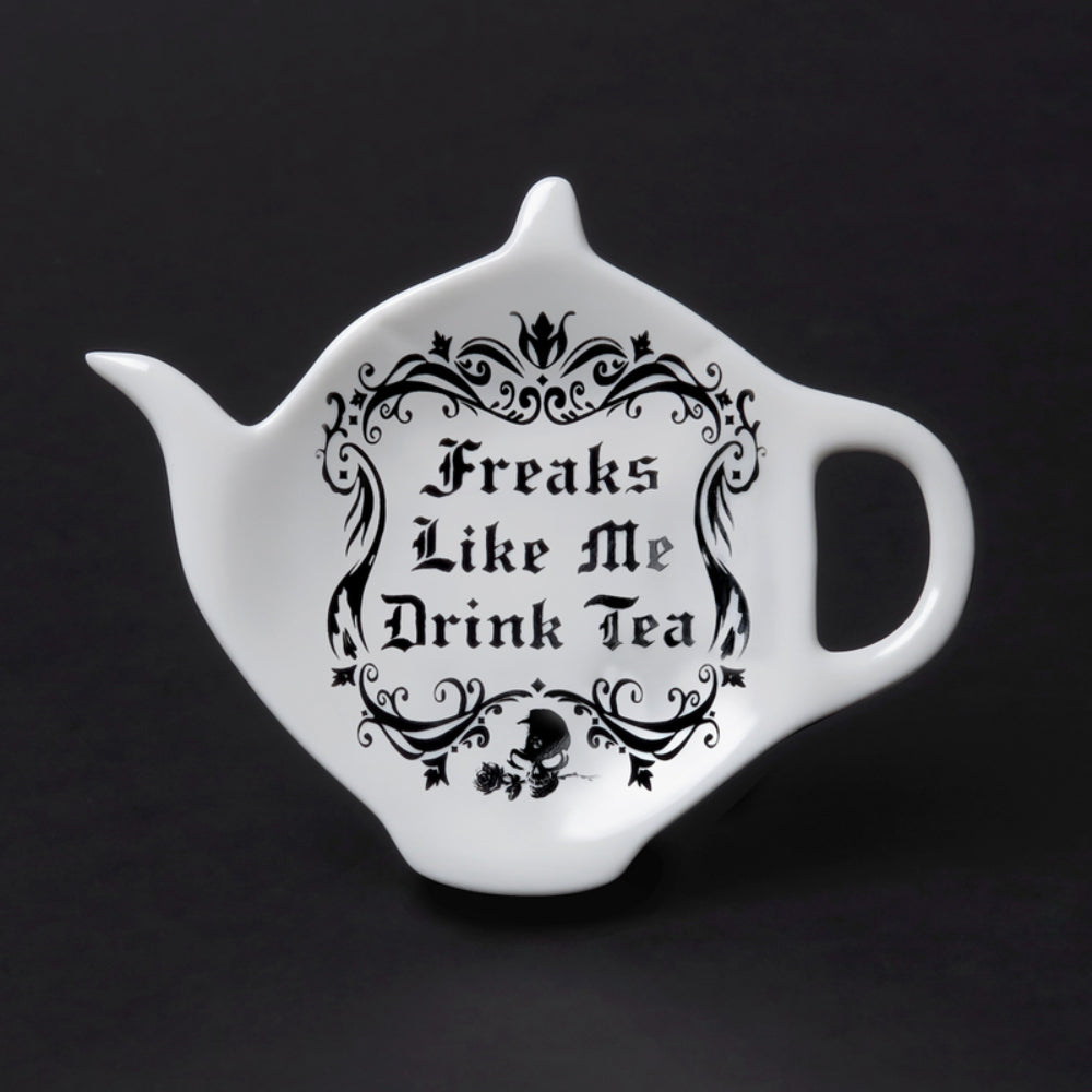 Freaks Like Me Drink Tea Teaspoon Holder
