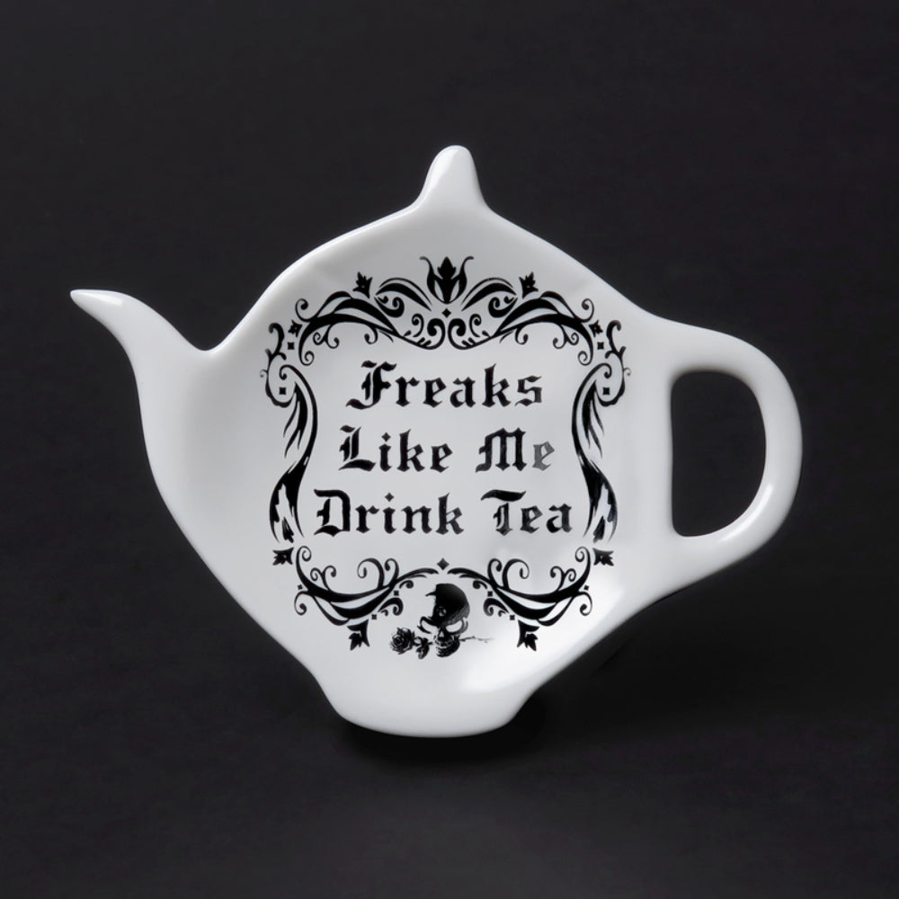 Freaks Like Me Drink Tea Teaspoon Holder Home Decor Alchemy England   