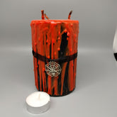 Gothika Beeswax Candle Pumpkin Ghost