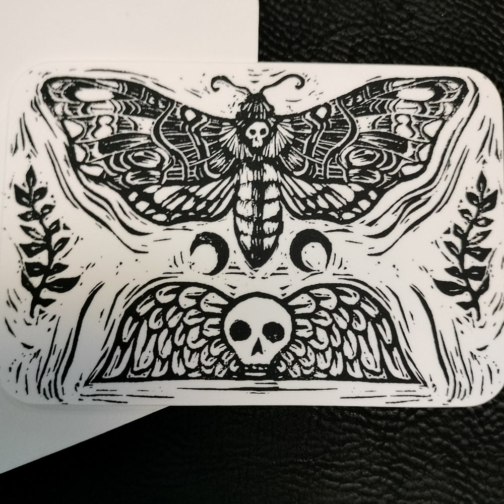 Death Moth - Local Sticker Sticker Memento Vivre   