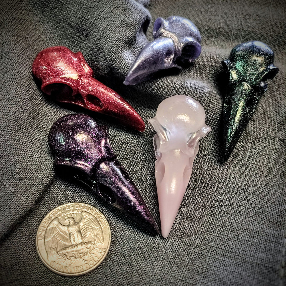 Tiny Bird Skull Bric-A-Brac Foxglove Crafts   
