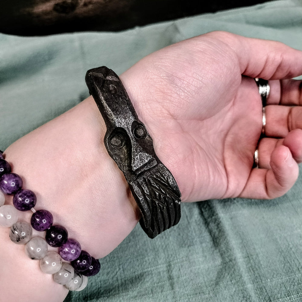 Hand-Forged Wizard Bracelet Jewelry Wizard Smith   