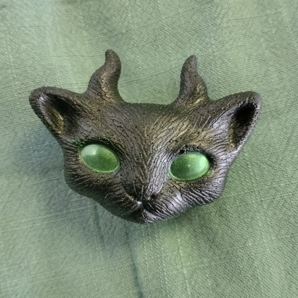Horned and Third Eye Cats Home Decor Foxglove Crafts Horns  