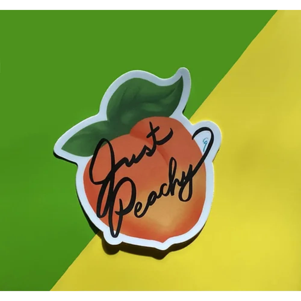 Just Peachy - Local Sticker Sticker Crysten Designs   