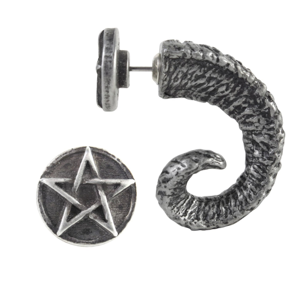Magic Ram's Horn Earring Single Jewelry Alchemy England   