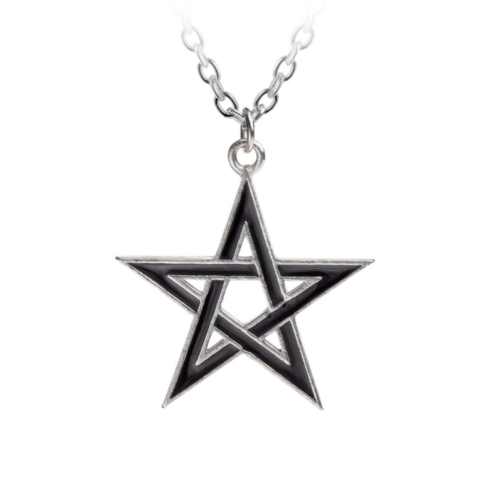 Black Star Necklace Jewelry Alchemy England   
