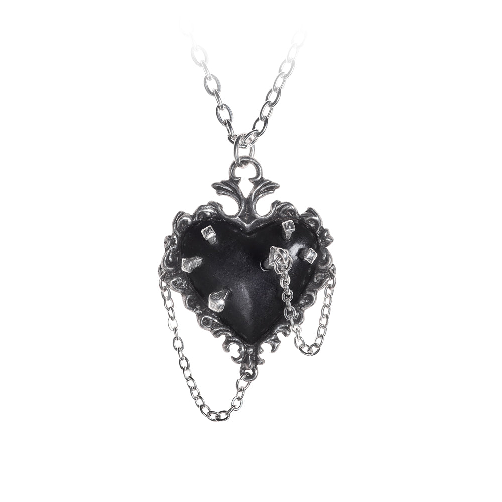 Witches Heart Necklace Jewelry Alchemy England   