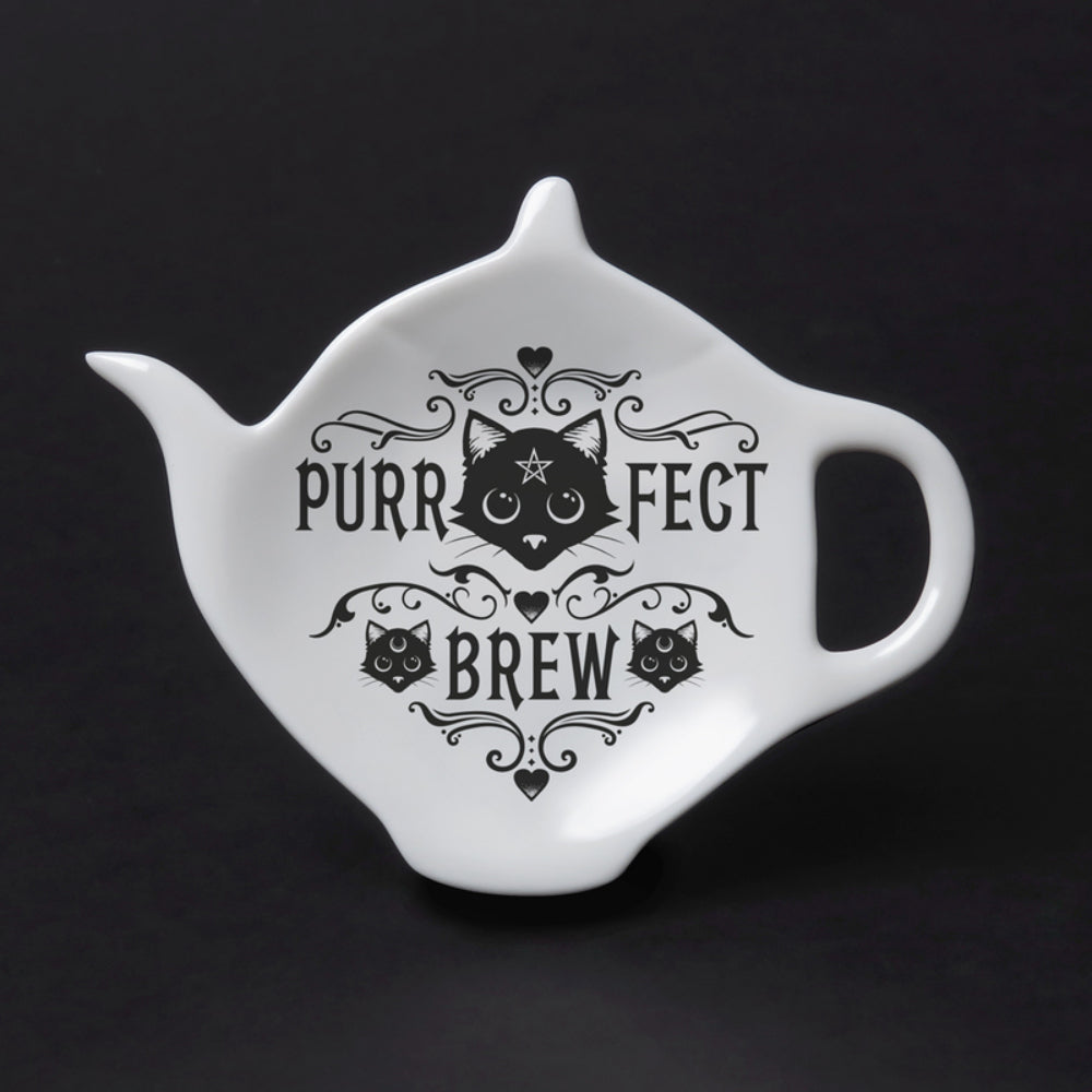 Purrfect Brew Teaspoon Holder Home Decor Alchemy England   
