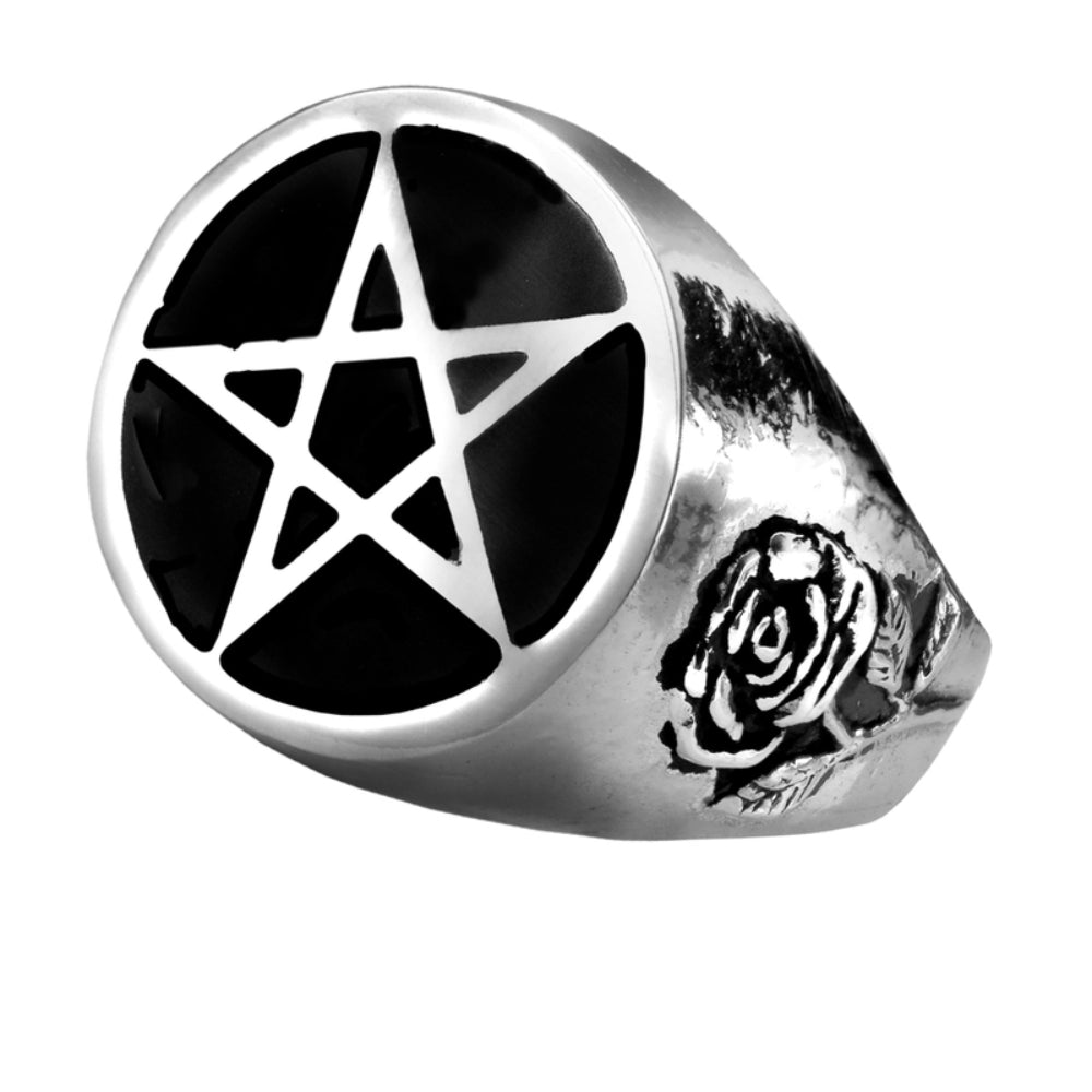 Roseus Pentagram Ring Jewelry Alchemy England   