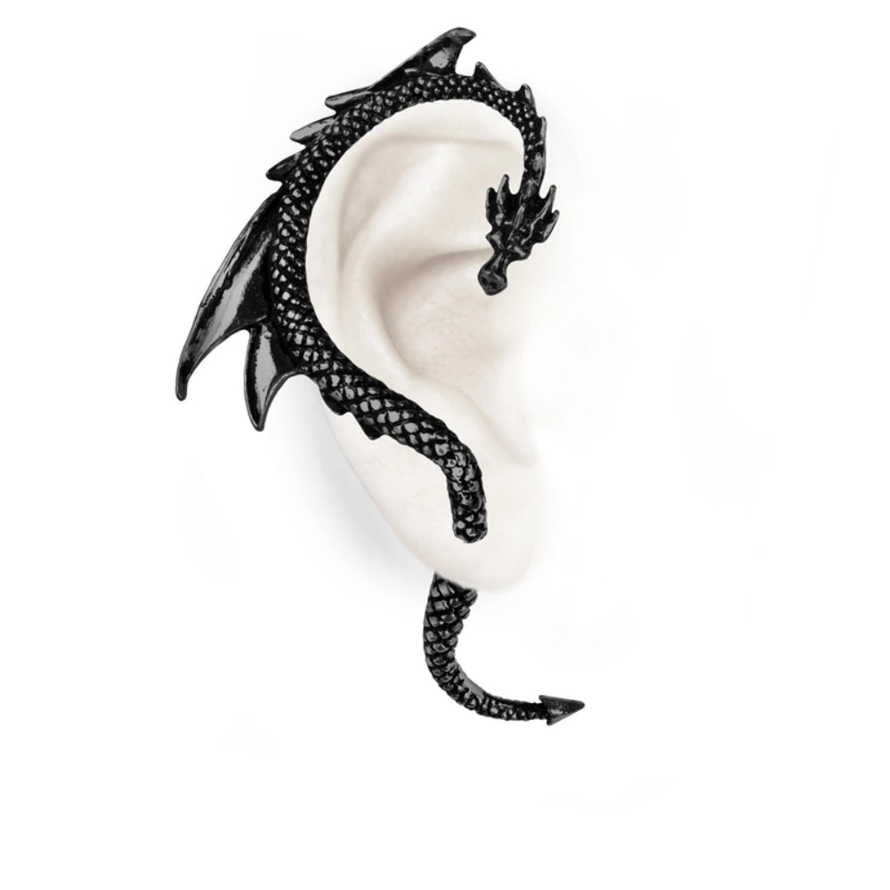 Black Dragon's Lure Ear Wrap Jewelry Alchemy England   