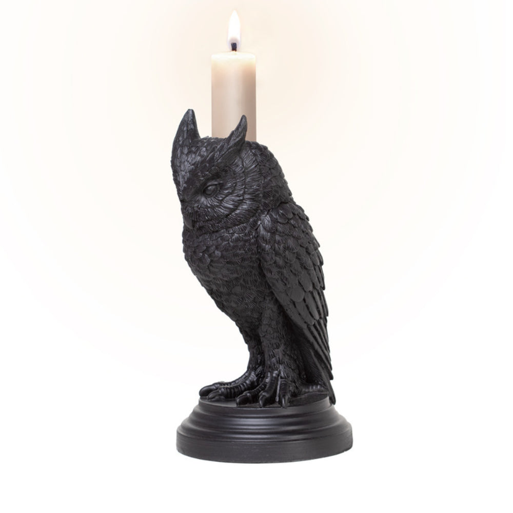 Owl of Astrontiel Candlestick Home Decor Alchemy England   
