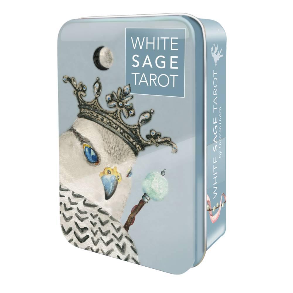 White Sage Tarot Cards Tin Tarot Cards US Games   
