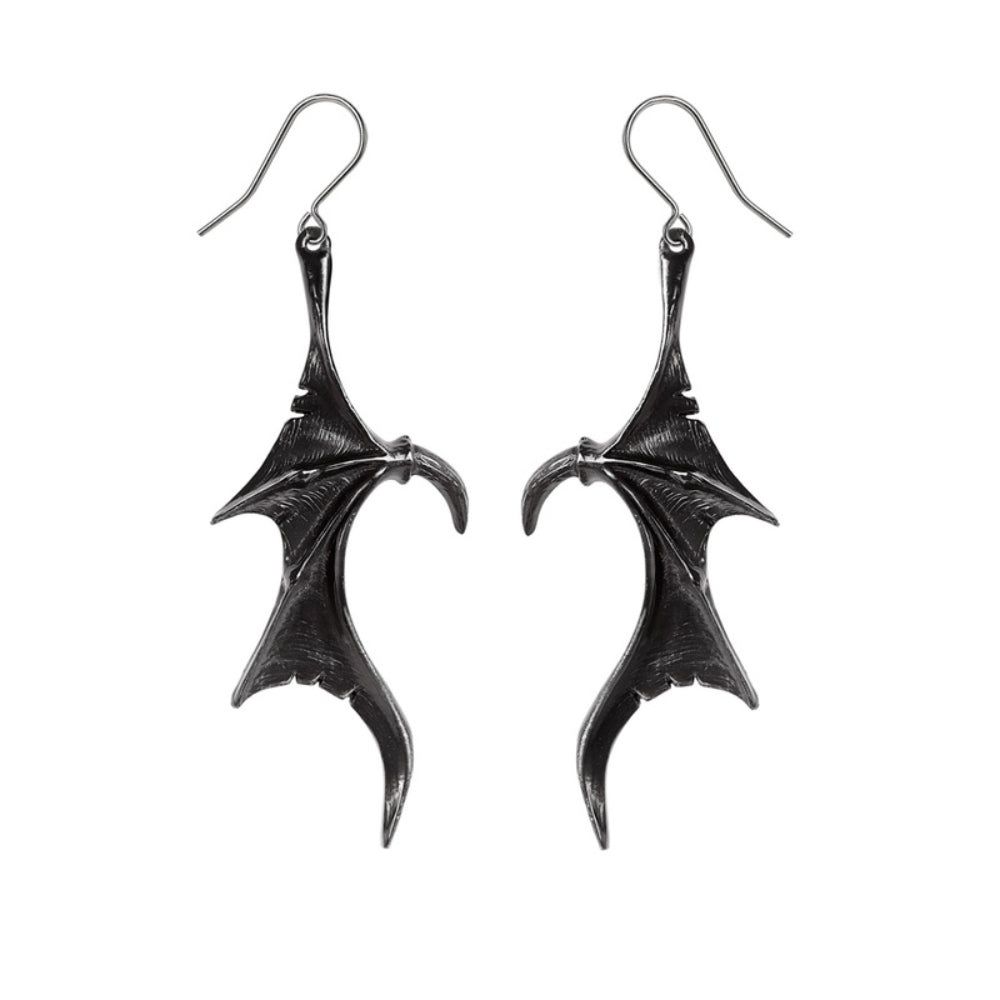 Wings of Midnight Earrings Jewelry Alchemy England   