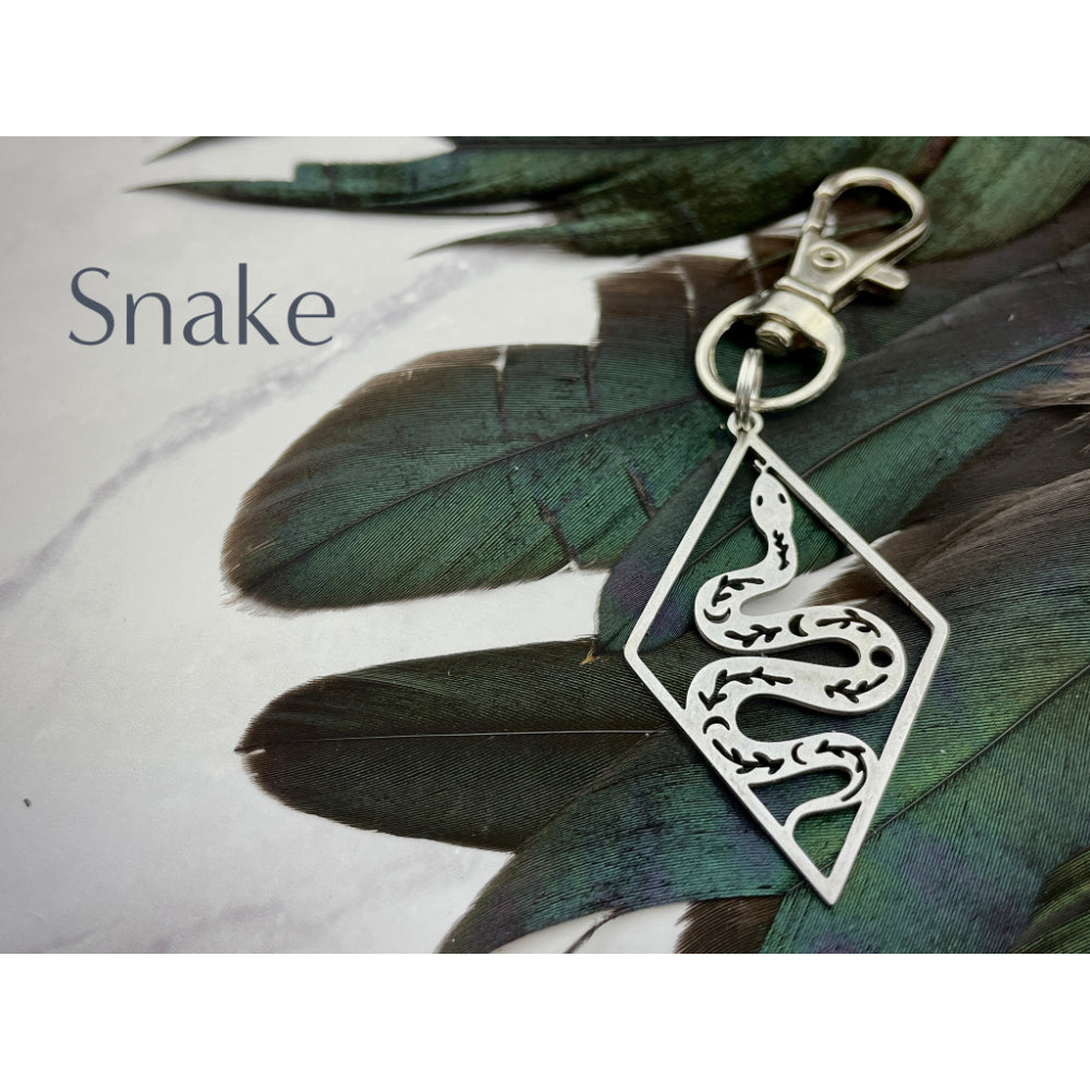 Silver Snake Keychain Bric-A-Brac SpotLight Jewelry   