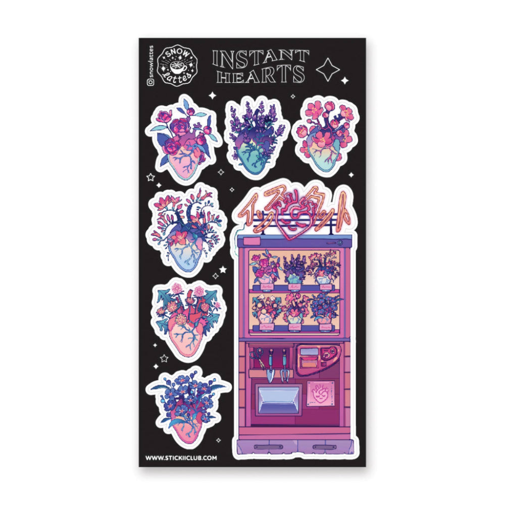 Instant Hearts Sticker Sheet Sticker STICKII   