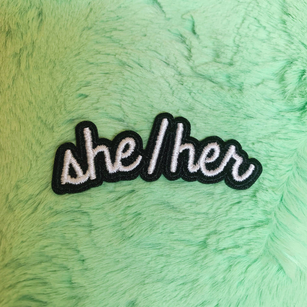 Pronoun Patches Bric-A-Brac Wildflower + Co. She/Her  