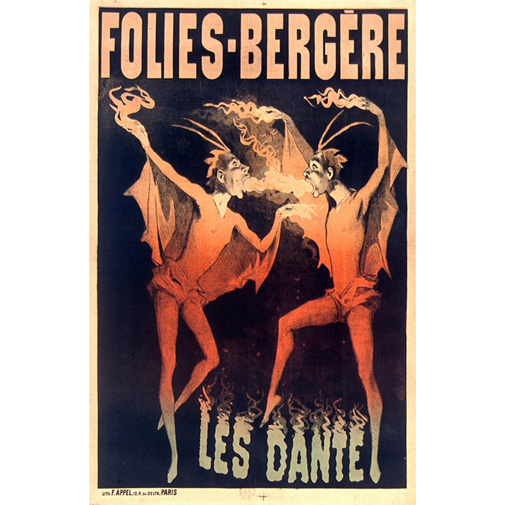 Les Dante Folies Bergere Poster