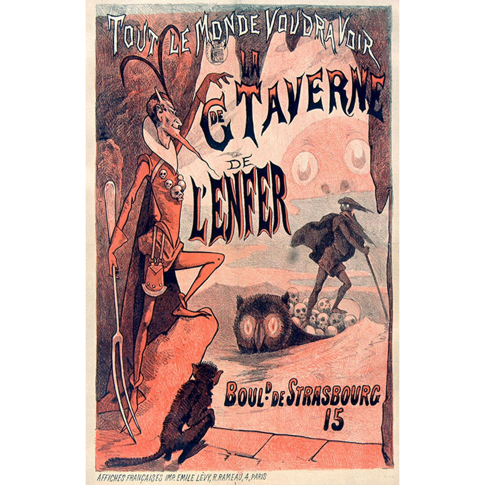 La Taverne De L'enfer Sideshow Poster Home Decor Poster Scene   